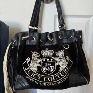 Vintage Juicy Couture Bag- Black